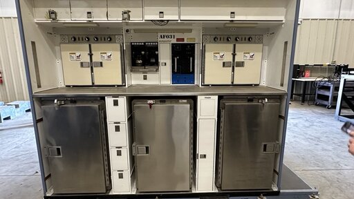 163 air-transportable galley and lavatory (ATGL) systems